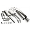 Ligne echappement inox Bmw E46 6 cylindres essence