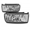 Feux anti-brouillard BMW E36, verre lisse/fond chrome BMW E36