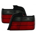 Feux arrière noir et rouge Bmw E36 berline