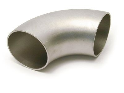 Coude 90° inox 304L diamètre extérieur 76mm épaisseur 1,6 mm