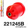 Silent bloc polyurethane train arrière Golf 4 A3 8L Leon 1M Ibiza 6L