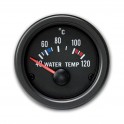Manomètre température d'eau fond noir