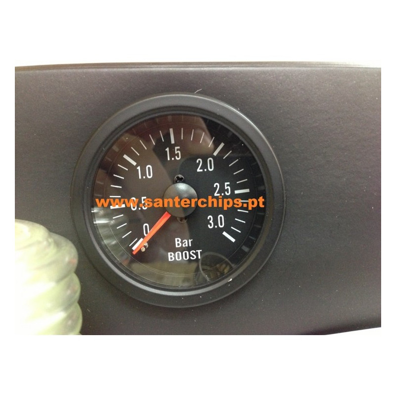 Manomètre Turbo pression 52mm (-1 +3 bar)