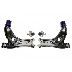 Kit triangle 6 pièces avec silent bloc polyurethane renforcé Seat Ibiza 6L Volkswagen Polo 9N