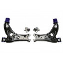 Kit triangle 6 pièces avec silent bloc polyurethane renforcé Seat Ibiza 6L Volkswagen Polo 9N