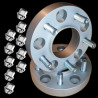 Paire elargisseurs de voie double boulonnerie Toyota 5x114.3 60.1mm