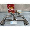Suppression silencieux arrière inox duplex 100mm Golf 7 essence TDi