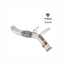 Downpipe defap Vootek BMW F07 F10 F11 F15 F16 F30 F31F32 F33 N57N N5Z