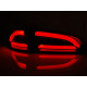 2 feux arrière led Dectane Seat Ibiza 6L 2002-2008 Rouge / Blanc