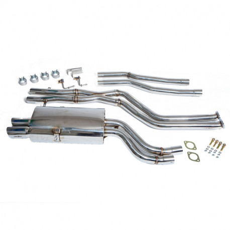 Ligne echappement inox BMW E46 6 cylindres essence