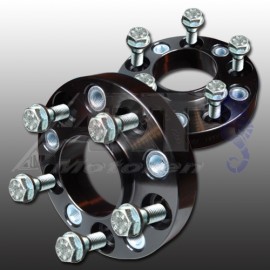 Paire élargisseurs de voie double boulonnerie Audi Mercedes 5x112 66.6mm
