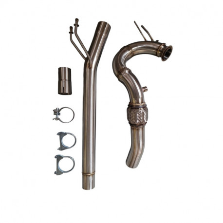 Downpipe defap inox AUDI VW SEAT SKODA 1,6L 2L TDI 105 110 140 170