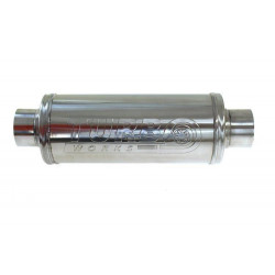 Silencieux universel corps rond Longueur 300mm entrée / sortie 70mm