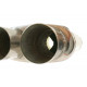 Silencieux universel corps oval Longueur 355mm entrée / sortie 63mm