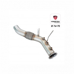 Downpipe décata Voortek BMW E70 E71 E90 E91 E92 E93 F01 F06 F07 F10 F11 F12 F13 F25 F30 F31 F33 F34 F36 N57 N57N N57Z