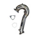 Downpipe decata inox version courte 3 sondes Audi A4 B8 A5 8T 2,7L 3L Tdi diamètre 63,5mm