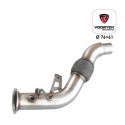 Downpipe defap Voortek BMW E90 E91 E92 E93 E70 E71 E60 E61 E83 M57N2