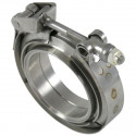 Kit V-Band 3" à souder brides + collier à démontage rapide inox 76mm